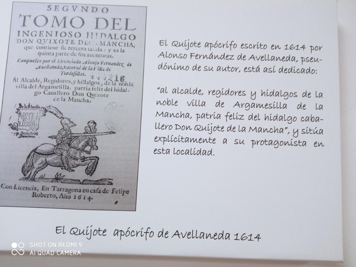 Vivienda Vacacional El Molino Argamasilla de Alba מראה חיצוני תמונה
